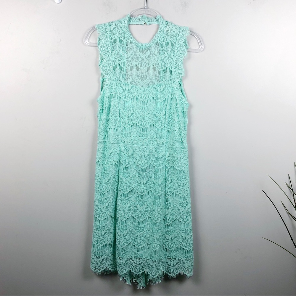 Free People Daydream Lace Mini Dress NWT